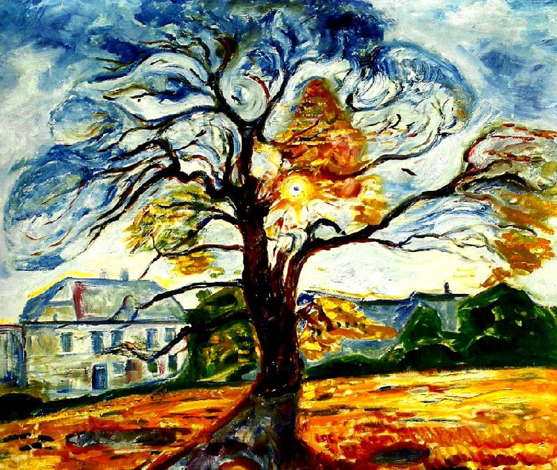 Edvard Munch eken oil painting picture